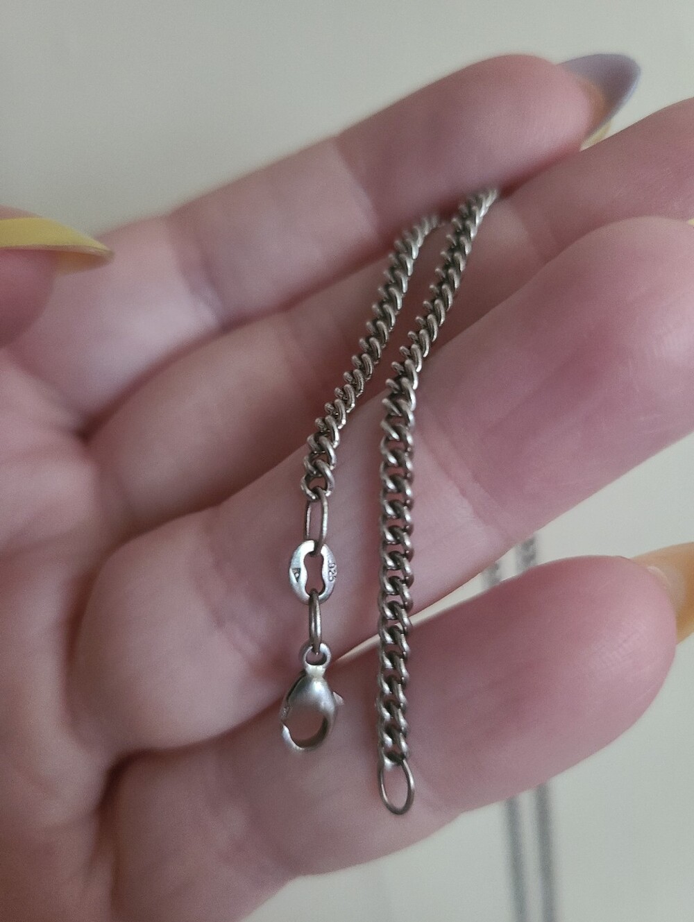 James Avery Medium Curb Chain Sterling Silver 20 Inches - Picture 6 of 6